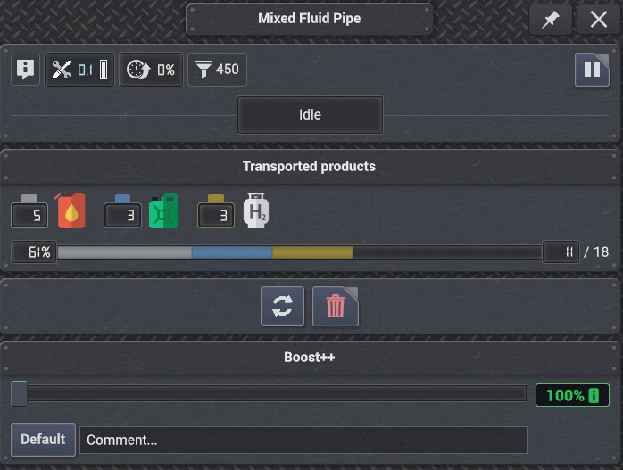 Mixed Fluid Pipe