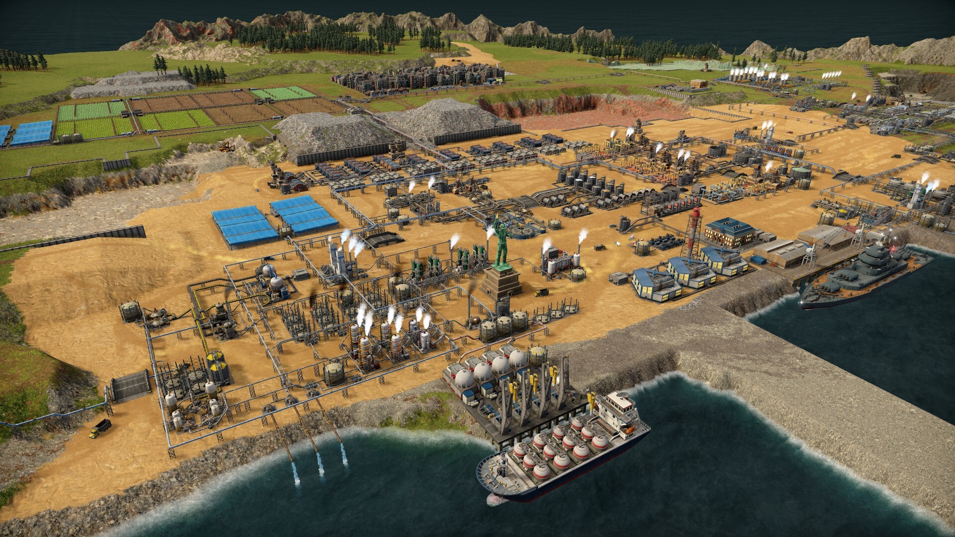 Beautiful beach factory shared by the player Popular Boat.