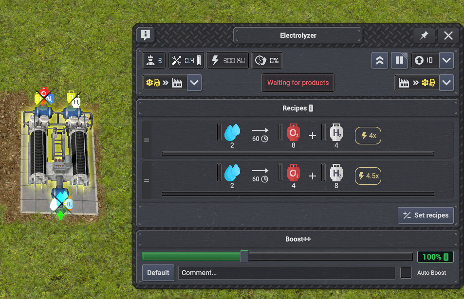 Realistic Electrolysis