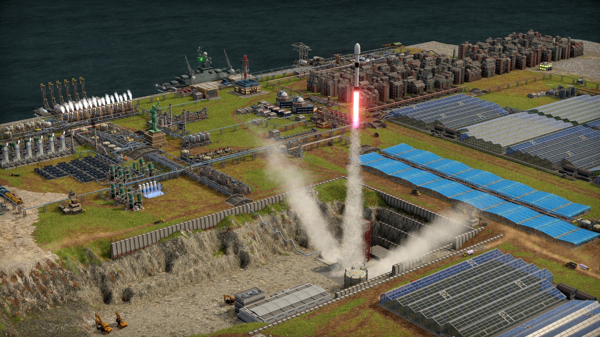 The first reported rocket launch from an abandoned coal mine shared by player Torqk 5 days after the release!